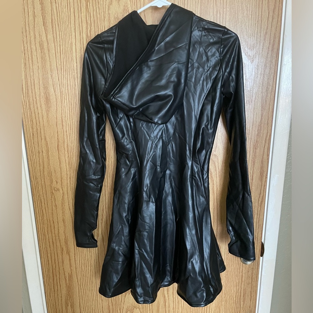 BlackMilk Desert Pirate Moto Long Sleeve Hooded Dress - Picture 6 of 9